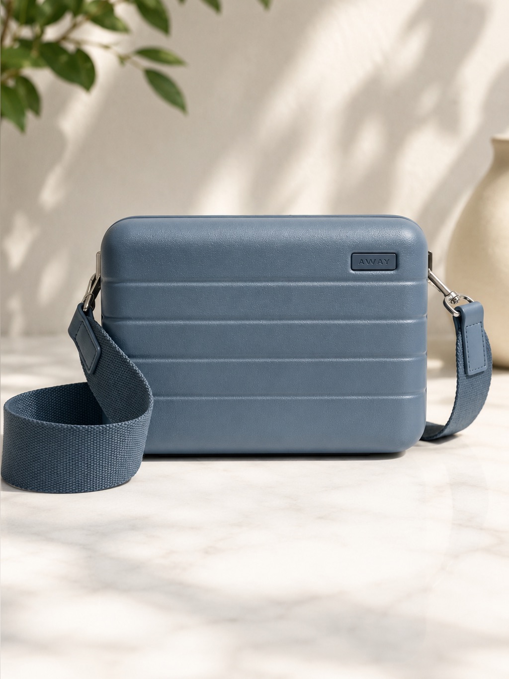 Away The Mini Crossbody Bag In Cost Blue Nwot